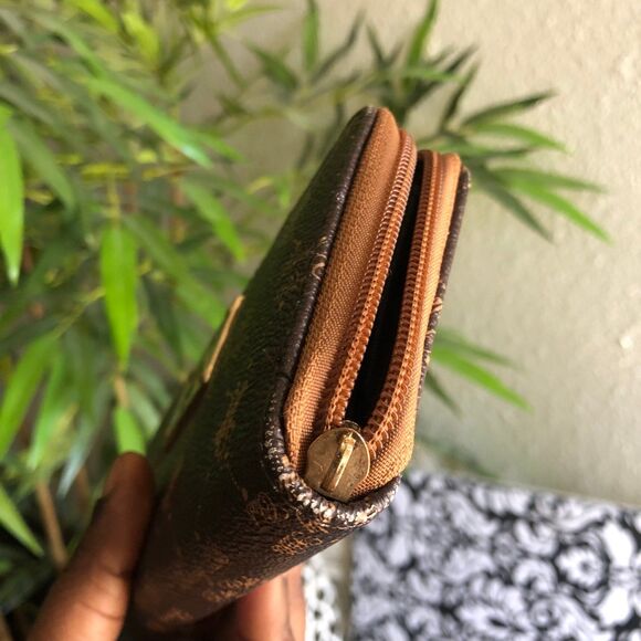 Beverly hills polo club brown and gold wallet cardholder purse - Picture 3 of 6